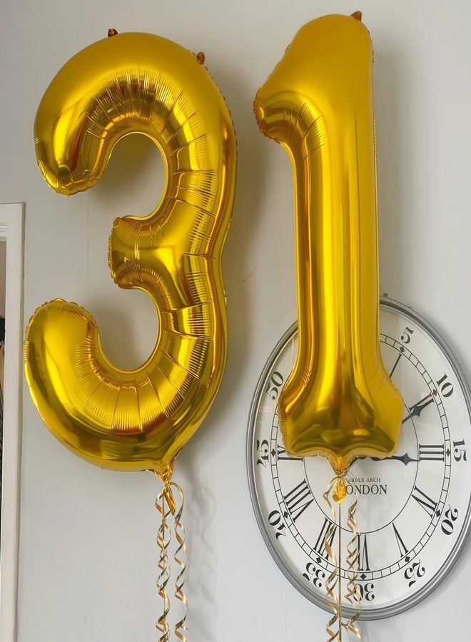 BBPOOL Gold 3 Balloon Number,40 Inch Number 3 Balloon Large Gold 3 Foil Mylar Helium Balloon for Birthday Party Decorations - Image 4