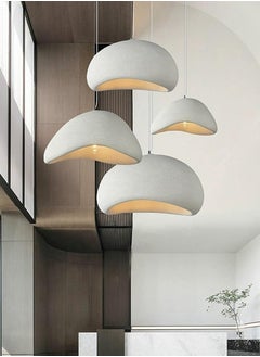 SP Nordic Minimalist Oval Pendant Light White Color  - Image 2