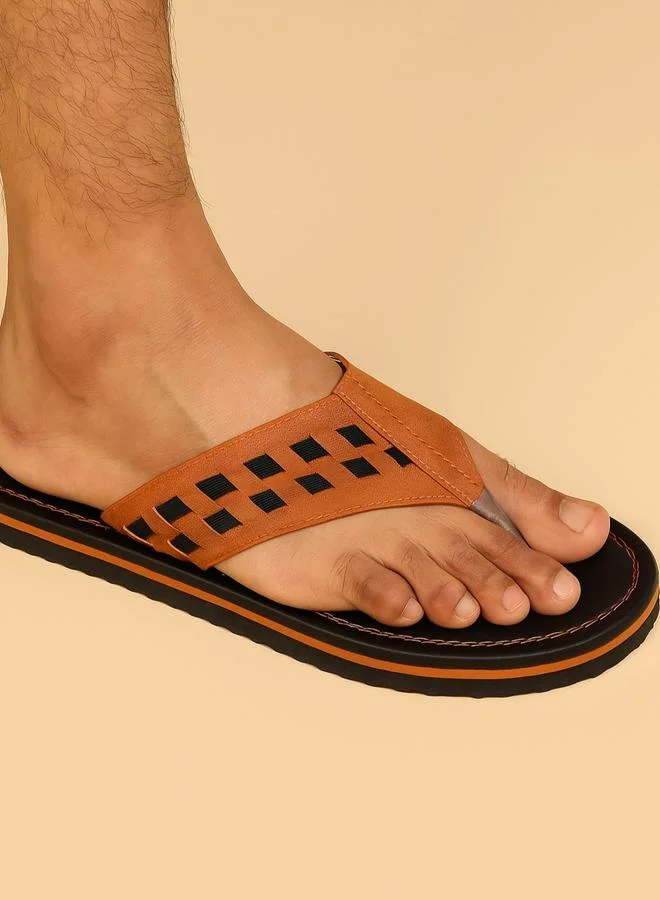 Take Two Men Woven Thong Flip Flops By Peterpapa