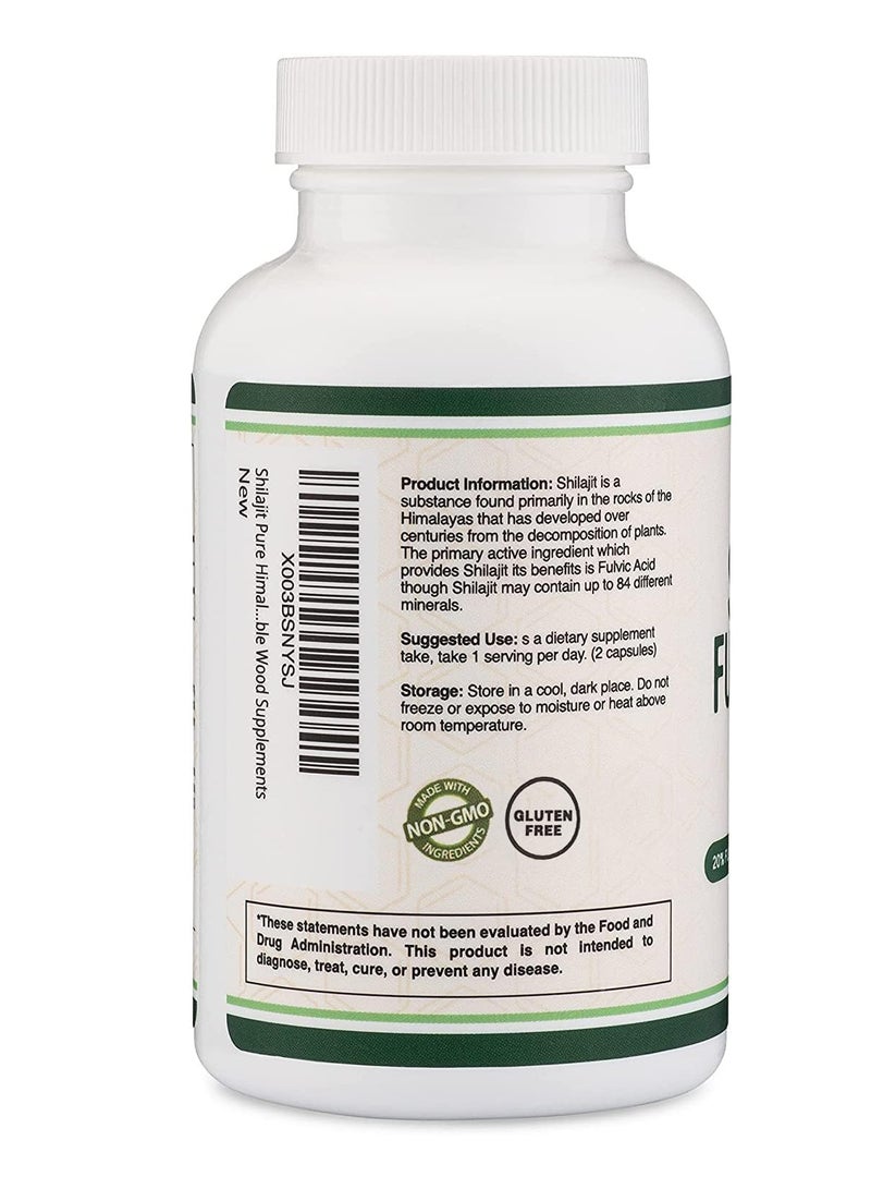 DoubleWood DoubleWood Supplements Shilajit Resin Capsules 120  - Image 4