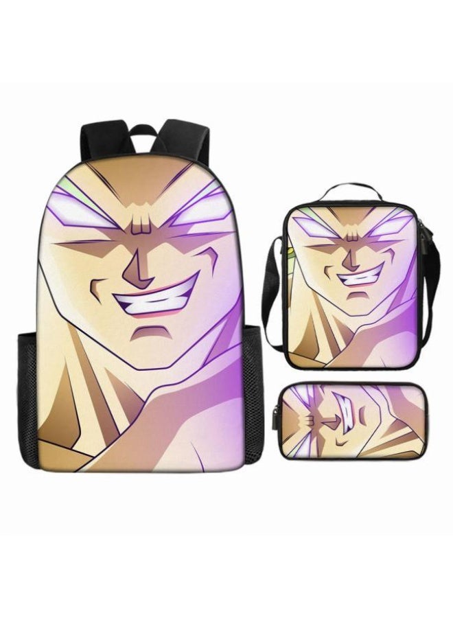 general Common universal printed backpack - three-piece backpack combination (available for students, children, friends on outings, mountain climbing, etc.) - 30 - Image 4