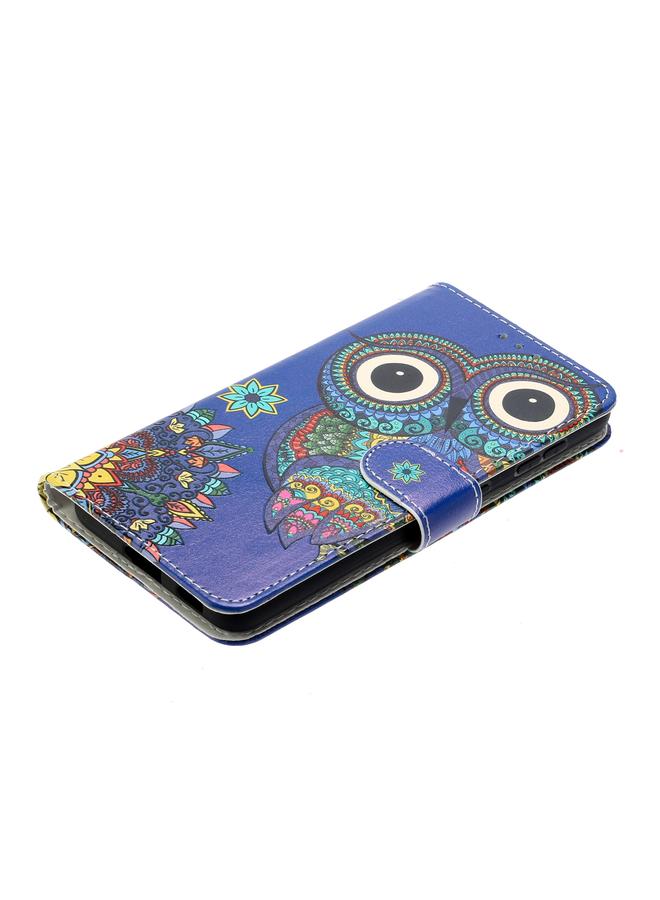 S-TOP Case For Samsung Galaxy S21 Ultra 5G Oil Embossed Coloured Drawing Pattern Horizontal Flip PU Leather Case with Holder & Card Slots & Wallet & Lanyard - Image 4