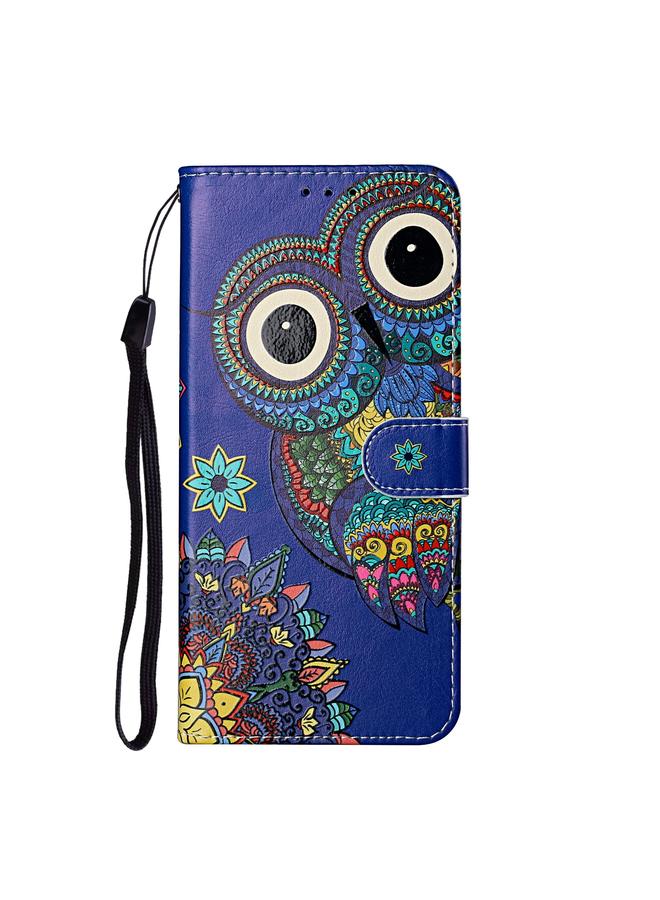 S-TOP Case For Samsung Galaxy S21 Ultra 5G Oil Embossed Coloured Drawing Pattern Horizontal Flip PU Leather Case with Holder & Card Slots & Wallet & Lanyard - Image 2