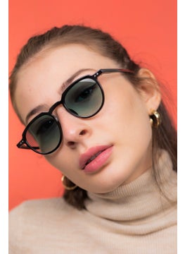 Focus On Wilson Black Green Unisex Sunglasses  - Image 2