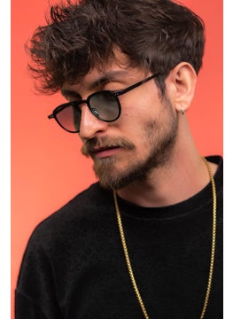Focus On Wilson Black Green Unisex Sunglasses  - Image 5