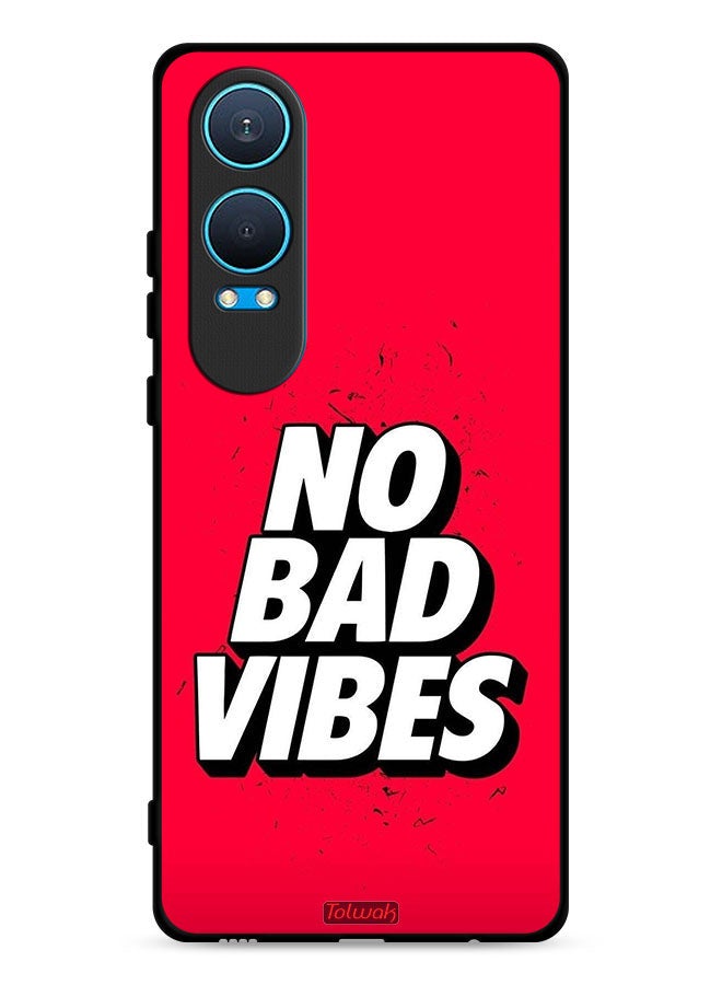 Tolwak OnePlus Nord CE4 Lite 5G Protective Case Cover No Bad Vibes  - Image 1