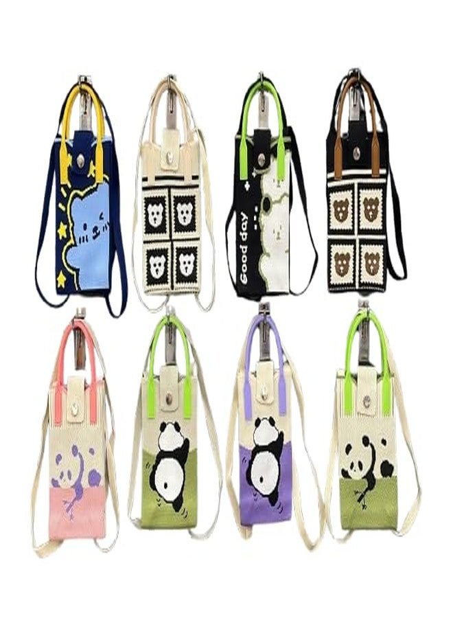 OANGO Mobile Pouch Wallet Crossbody Sling for Women & Girls | Compact with Adjustable Strap | Lightweight & Stylish Travel Mobile Holder Purse for Everyday Use Random Color Random Design (Random New) - Image 1