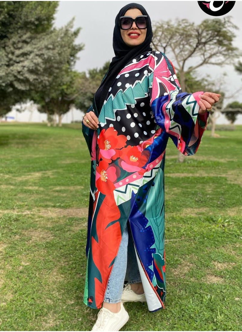 Setr - Long Colorful Cardigan** - Image 1