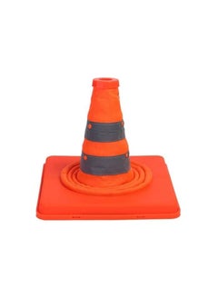 BERRY Berry 20-inch (50cm) Foldable Traffic Cone – Orange Reflective Safety Pylon with Red Warning Light | Portable Collapsible Cone for Roadside Emergencies & Parking  - Image 5