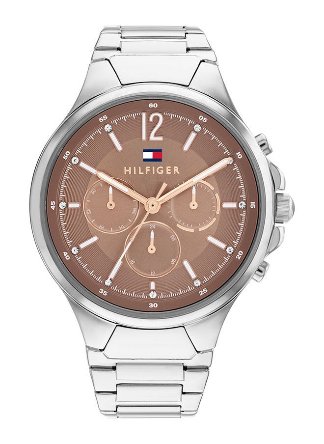 TOMMY HILFIGER Women's Analog Round Shape Stainless Steel Wrist Watch 1782596 - 40 Mm  - Image 1