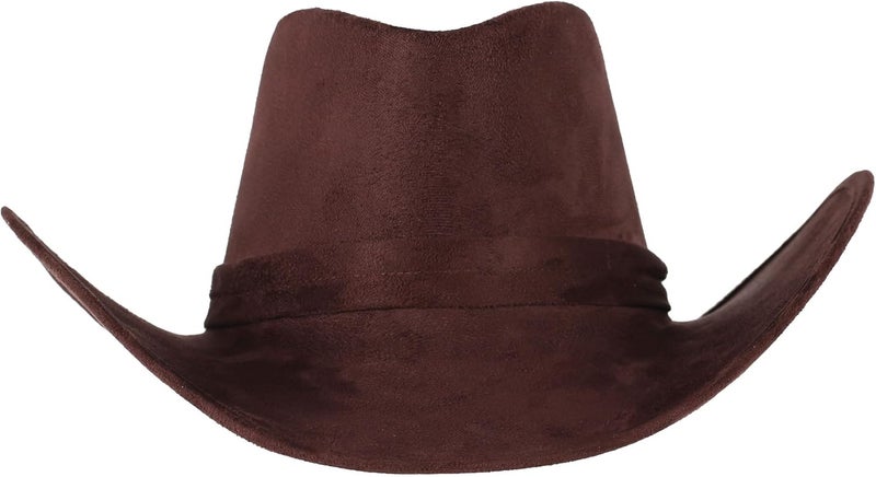 Mens Adult Cowboy Costume Hat Brown
