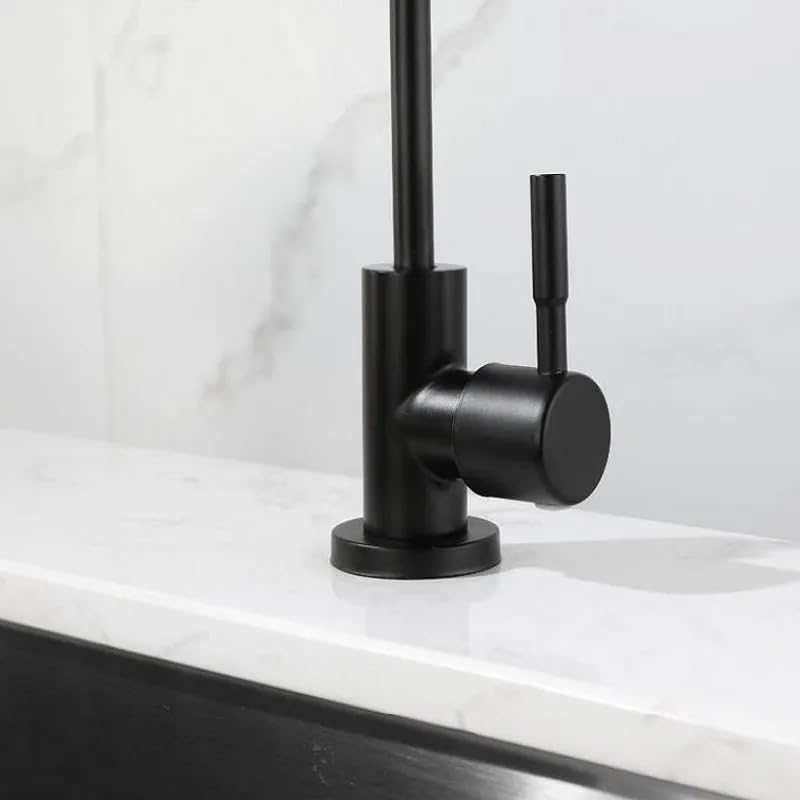 B Backline Stainless Steel 304 Grade Ro Water Purifiers Tap/Faucet | 360° Rotatable Ro Tap | Clean Drinking Water Purifier Filter Faucet (Black Matt) - Image 2