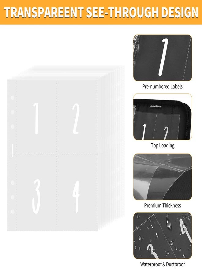 JUNDUN 100 Envelopes Money Saving Challenge，Fireproof Savings Challenges Book with Envelopes,Saving Challenge Binder with Zipper,Easy and Fun Way to Save $5,050 - Image 5