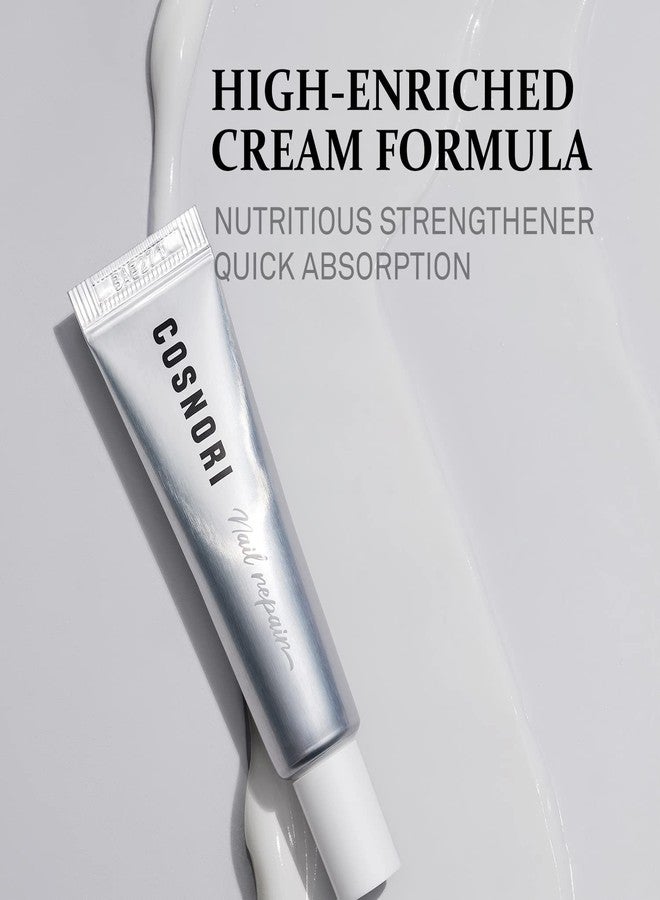 COSNORI Silk Repair Nail Cream - Intensive Nail & Cuticle Hydration with Silk-Fibroin - Non Oily Formula - For Dry & Damaged Nails - Gel Nail Recovery, 15ml (0.5 fl. oz.) - Image 4