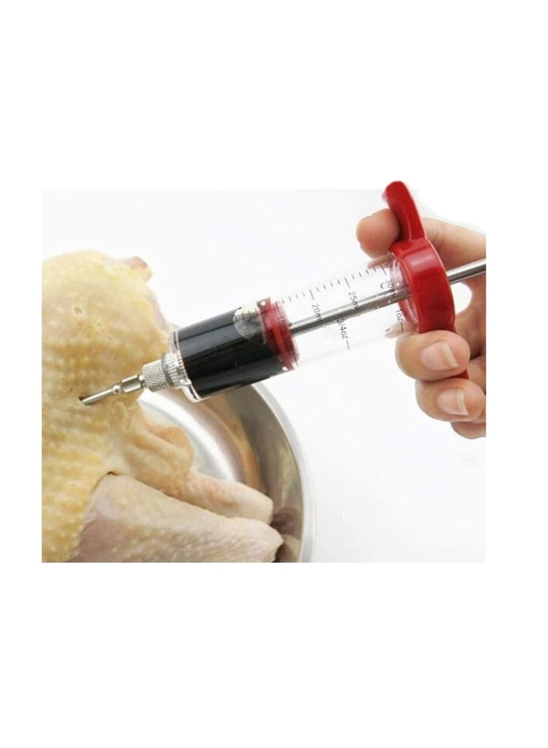 Turkey Injector Syringe, Meat Injector Syringe, Flavor Needle Turkey Pork Bbq Steak Meat Sauces Syringes Marinades Kitchen Accessories - Image 3