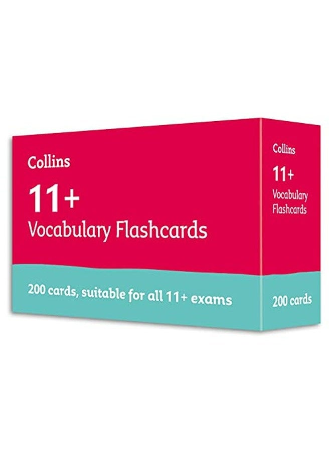 11+ Vocabulary Flashcards By Collins 11+ Paperback