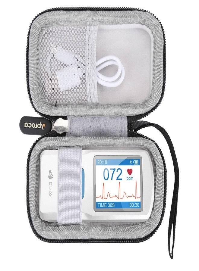 Aproca Hard Travel Storage Case, for EMAY Portable ECG Monitor Wireless EKG Monitoring Devices - Image 1