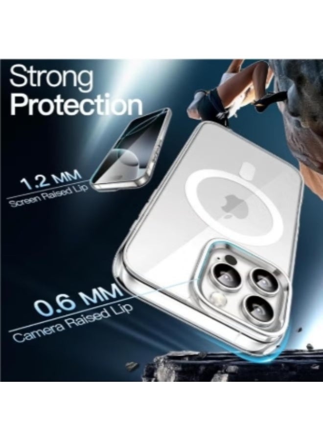 Magnetic Clear Case for iPhone 16 Pro Max – Slim, Protective & MagSafe Compatible - Image 5