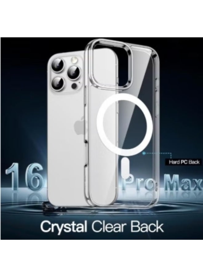 Magnetic Clear Case for iPhone 16 Pro Max – Slim, Protective & MagSafe Compatible - Image 3