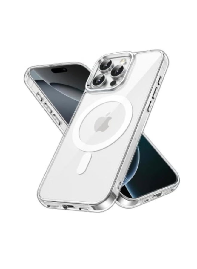Magnetic Clear Case for iPhone 16 Pro Max – Slim, Protective & MagSafe Compatible - Image 1