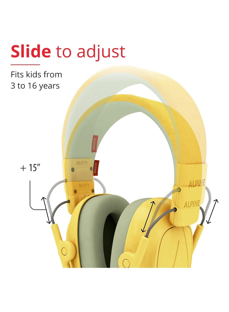 Alpine Muffy Noise Cancelling Headphones for Children aged 3 to 16 Years – Children's Noise Cancelling Headphones – Comfortable Hearing Protection with Adjustable Headband - Image 2