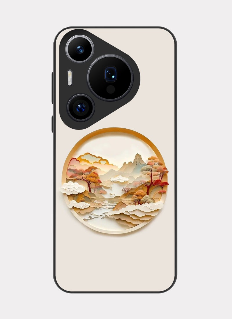 PXLAAT Huawei Pura 70 Pro case cover Paper Cutout Art - Image 1