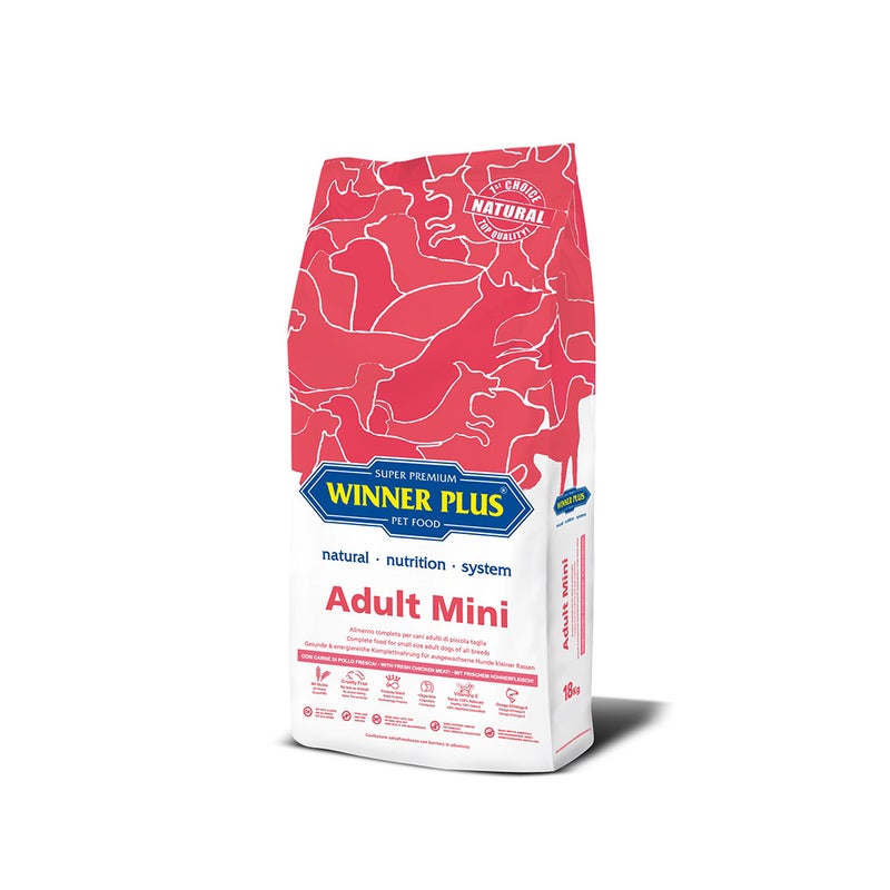 Winner Plus Super Premium Adult Mini | Premium Nutrition | All Small Dogs Breeds 3 Kg - Image 1