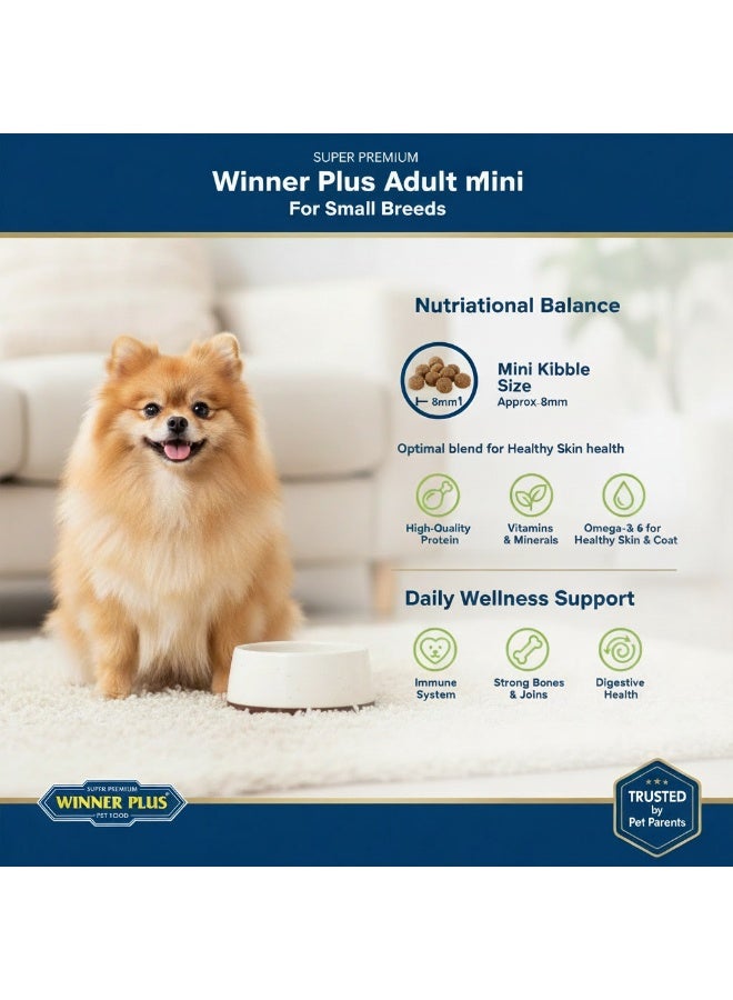 Winner Plus Super Premium Adult Mini | Premium Nutrition | All Small Dogs Breeds 3 Kg - Image 5