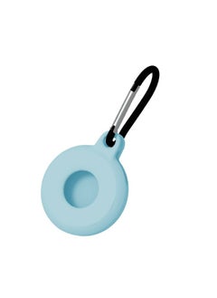 Anti-loss Case For Apple Airtags Case For Apple Tracker AirTags Silicone Protective Case-Color:Gray Blue-Applicable Models:airtags