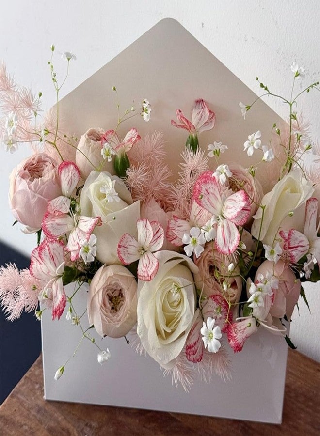 BBJ WRAPS Envelope Flower Boxes for Arrangements Solid Color Korean Floral Box Cardboard Floral Envelope Box Florist Supply, 8.7 x 1.6 x 10.6 Inch - 5 Counts - Image 2