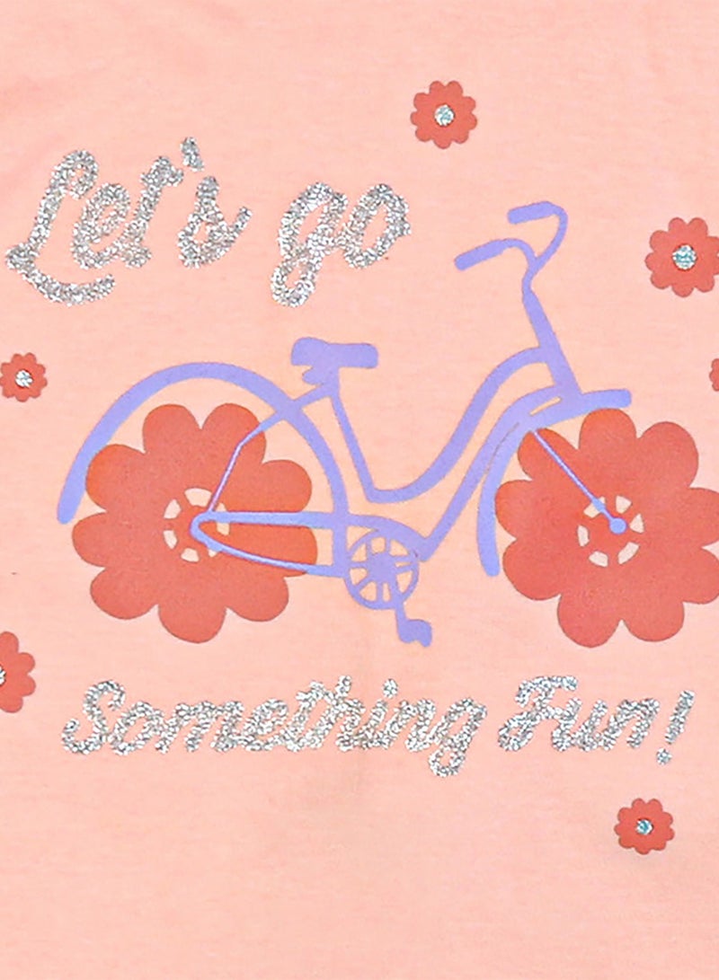 زيركون بيجامة بناتي صيفي لحديثي الولادة -طقم بنات صيف - Image 2