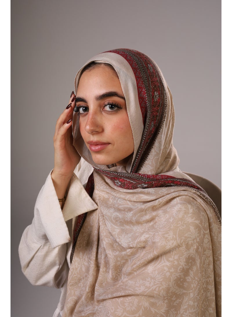 Lavezzi Floral Modal Hijab – Soft Breathable Long Scarf for Women – Lightweight Modest Fashion Headscarf – Elegant Everyday Hijab Shawl (5) - Image 3