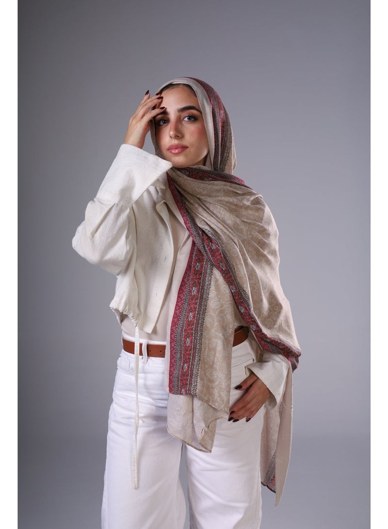 Lavezzi Floral Modal Hijab – Soft Breathable Long Scarf for Women – Lightweight Modest Fashion Headscarf – Elegant Everyday Hijab Shawl (5) - Image 1