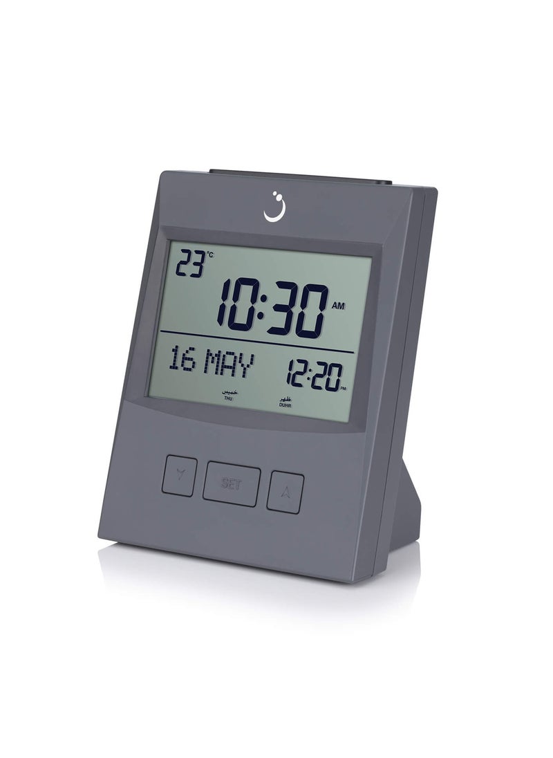 Alfajr - ALFAJR Digital Azan Table Clock - CS-13 Prayer Alarm Table Clock with Worldwide Prayer times and Multiple Azan Sounds - Image 1