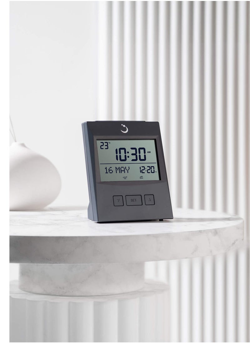 Alfajr - ALFAJR Digital Azan Table Clock - CS-13 Prayer Alarm Table Clock with Worldwide Prayer times and Multiple Azan Sounds - Image 1