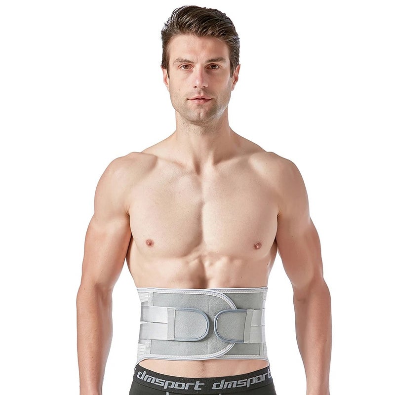 Bluejw Medical Pain Relief Adjustable Breathable Metal Strip Waist Support Lumbar Working Brace Waist Support Belt Waist Trimmers for Men Women - Image 5