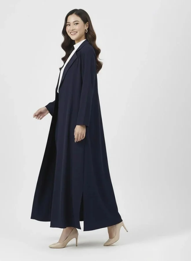 عبايات لمحة عباية بقصة رسمية الكحلي الراقي