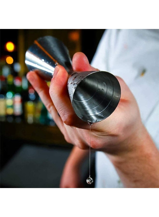 Stainless Steel Double Jigger Spirit Measuring Cup 30ml/60ml Mirror Finish Gin Jigger for Bar Cocktail Shot Measure - Image 2