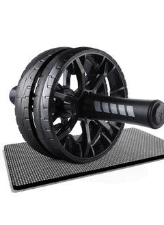 New Mens Silent Dual-Wheel Ab Roller Fitness Equipment[Classic two rounds] Black to send small kneeling mat [Classic two rounds] Black to send small kneeling mat - pzsku/ZBB3B61BA477645CE8DB4Z/45/_/1725161068/2372b1b5-2ad0-4fce-962b-11d6d786c6ed