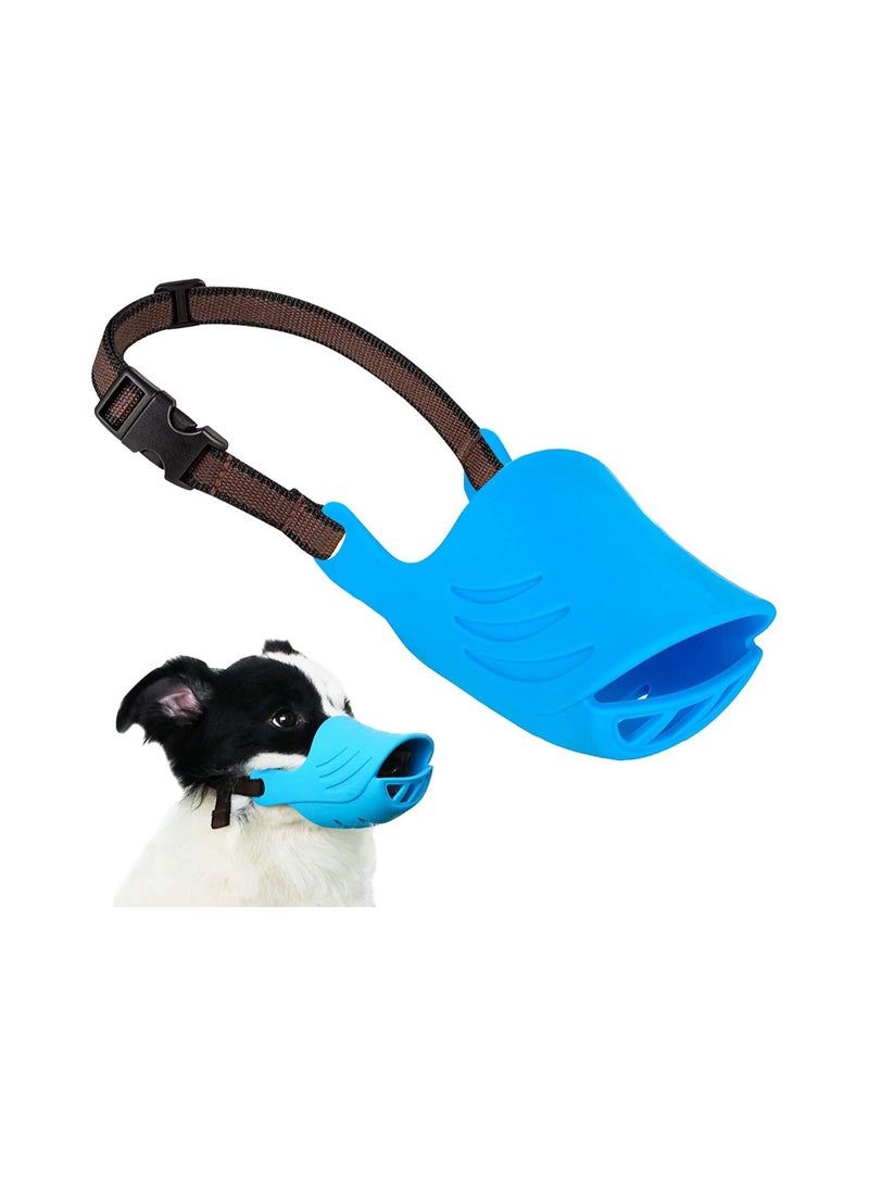 كمامة الكلب Altheqa الناعمة المصنوعة من السيليكون مع حزام قابل للتعديل للكلاب الصغيرة والمتوسطة الحجم - Image 2