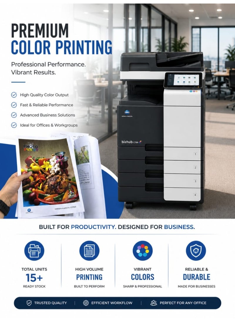 Konica-Minolta Konica Minolta Bizhub C300i A3 Color Multifunction Printer – Refurbished Grade A - Image 4
