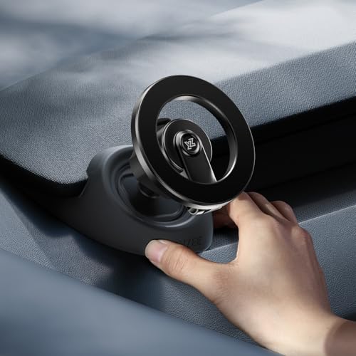 YONZEE Magnetic Phone Mount for Tesla Model Y Juniper 2024-2026 & Model 3 Highland, Dashboard Hidden Design, 360° Rotatable Car Holder, Stable Anti-Shake Mount, Does Not Block View, Easy to Install - Image 1