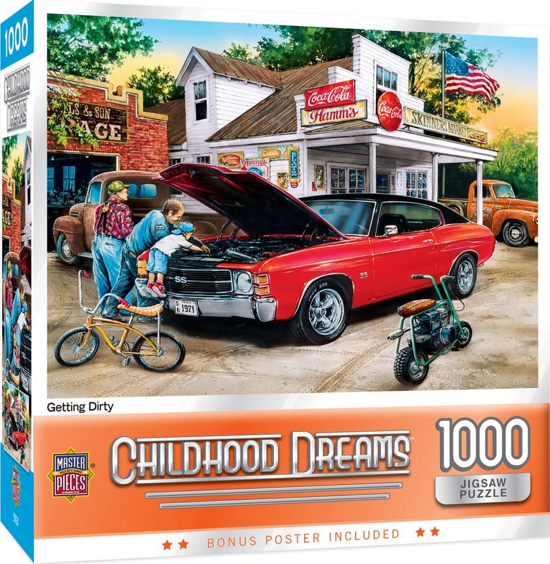 MasterPieces - 1000 Piece Jigsaw Puzzle, Getting Dirty, Fun for Adults, Family, Kids, Matte Finish, 19.25" x 26.75" - Image 1