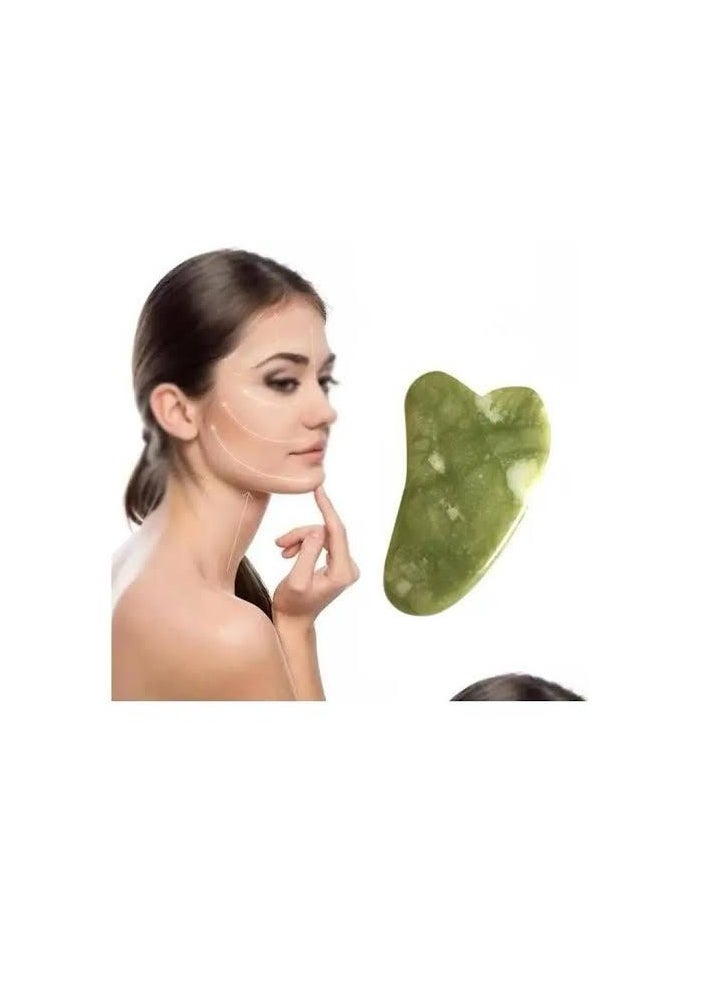 Generic Natural Stone Gua Sha Scraping Massage Tools For Spa Acupuncture Therapy Trigger Point Treatment Slimming  - Image 2