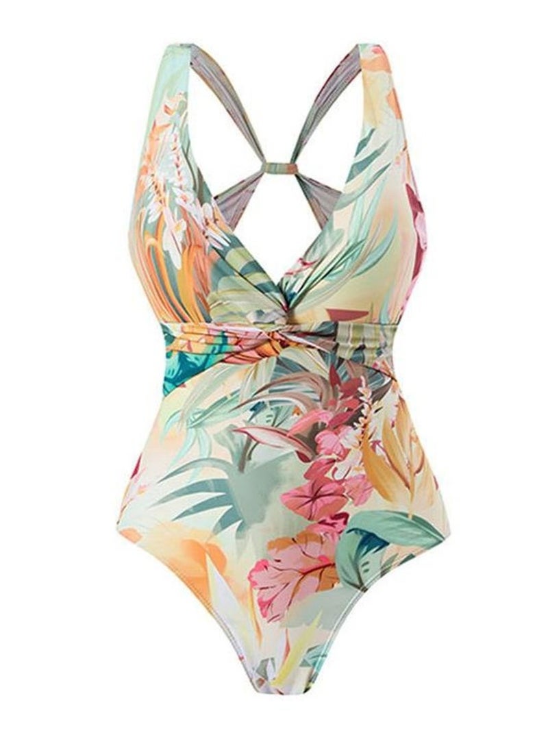 أس تس إل طقم ملابس سباحة مكون من قطعتين قطعة واحدة مع تنورة بأربطة - Image 3