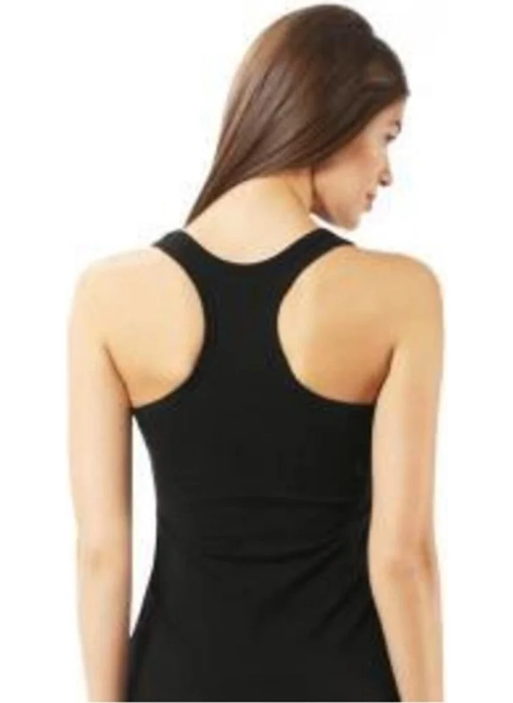توتكو Passion Women's Black 7-Pack Cotton Elastane Sports Tank Top