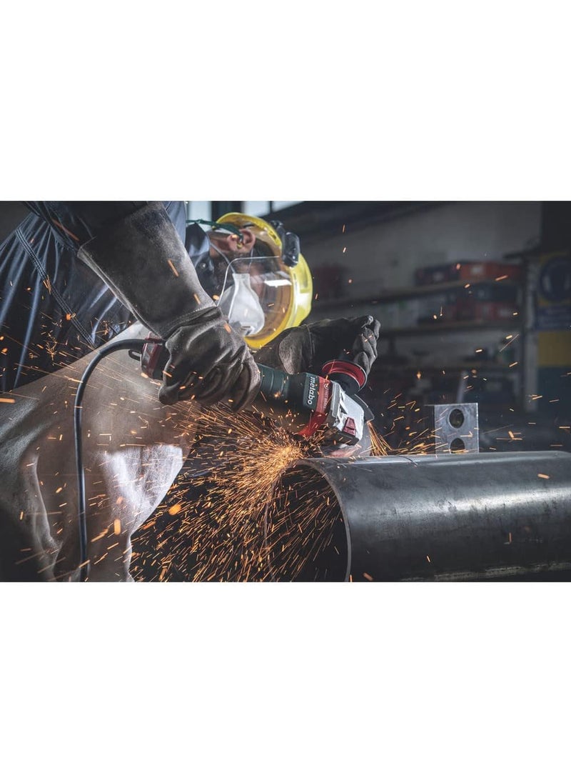 Metabo Metabo 5Inch Angle Grinder  11000 RPM  15 Amp  Paddle Switch  Electronics  Safety Clutch  MQuick Wheel Change  Mechanical Brake  AutoBalancer  M Brush  WEPBA 19125 Q DS MBrushBlack  - Image 4