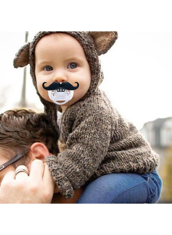 Intatikoo Funny Baby Pacifiers,Mustache Pacifiers 0-18 Months for Babies,Mustache Binky,Gift for Newborns,Infants,Toddlers,Baby Boys,BPA Free(Mustache Pacifiers) - Image 5