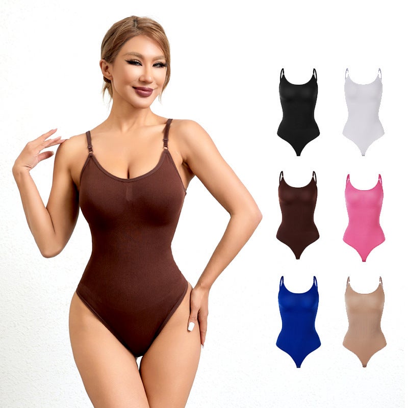 Selling Seamless Body-Shaping Jumpsuit, Tummy-Tightening Butt-Lifting Large-Size Briefs, Suspender Corset - Image 2