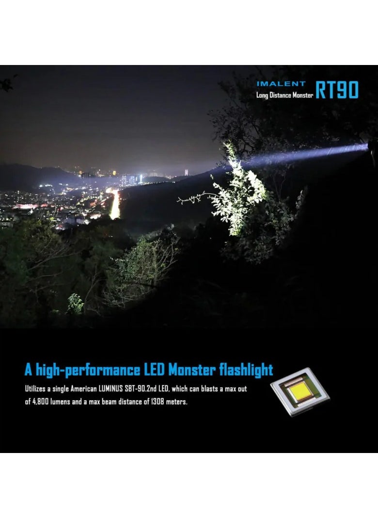 IMALENT - Imalent RT90 4800 Lumens Flashlight - Image 1